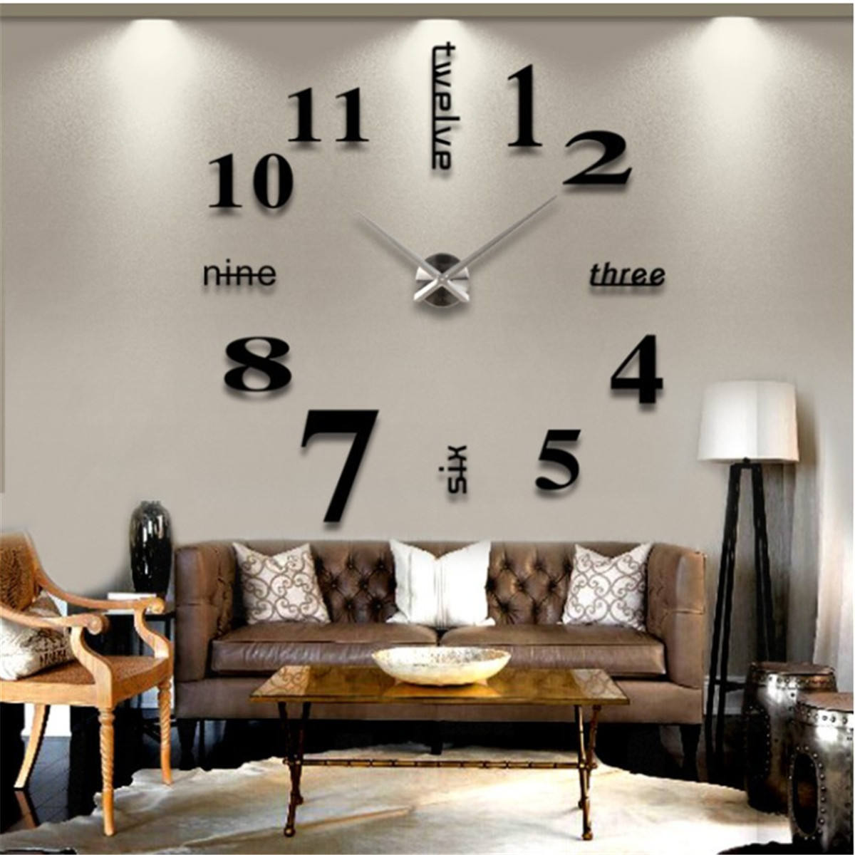 Orologio da muro con numeri grandi